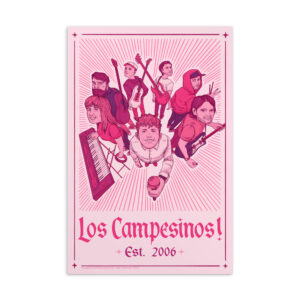 Los Campesinos! Postcard (Pink)
