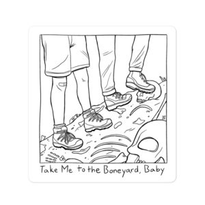 LC! Sticker "To The Boneyard"