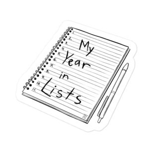 LC! Sticker "My Year in Lists"