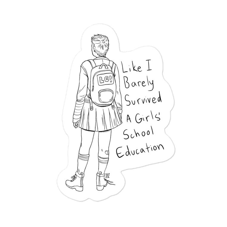 LC! Sticker "I Just Sighed"