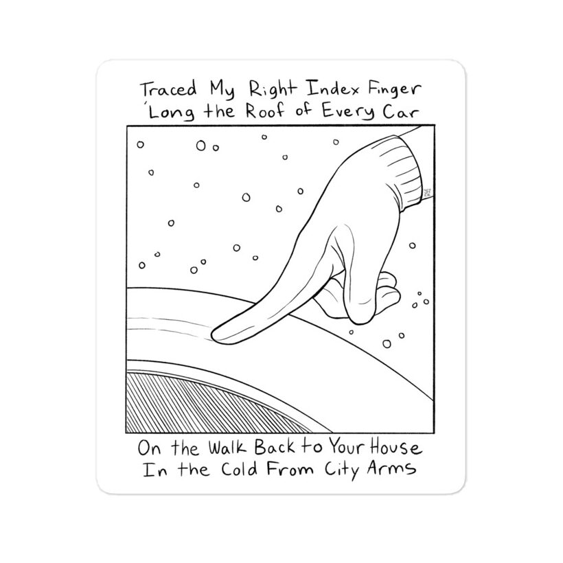 "Baby I Got the Death Rattle" LC! Sticker