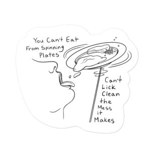 LC! Sticker "Sad Suppers"